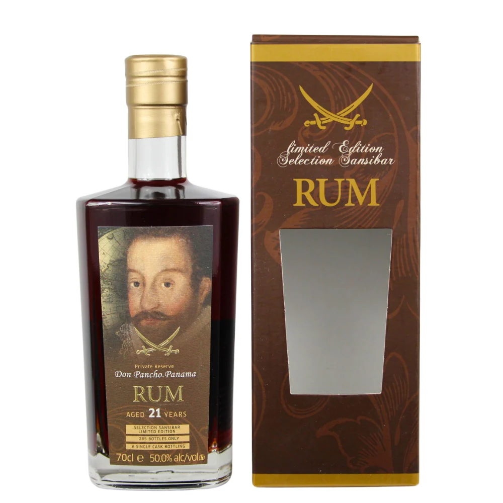 Don Pancho 21 Jahre Panama Rum Private Reserve Sansibar Whisky 50% 0,7l