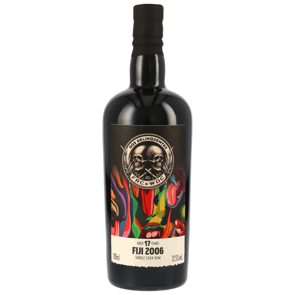 Dos Delinquentes Fiji Rum 17 Jahre 2006/2024 FRC & Wu Dram Clan 72,5% 0,7l