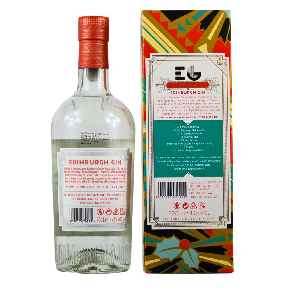 Edinburgh Christmas Gin 43% 0,7l - Image 2