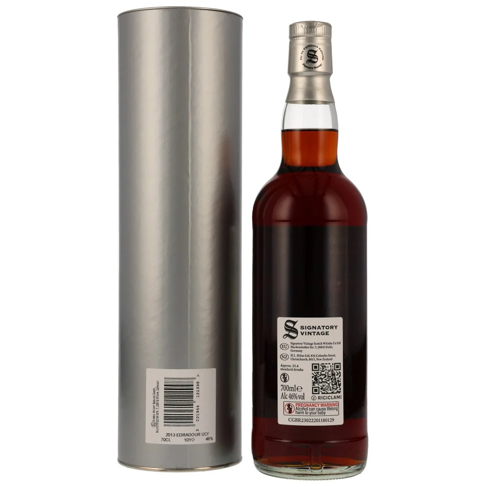 Edradour 10 Jahre 2013/2024 Un-Chillfiltered Collection #521,527,528,529 46% 0,7l - Image 2