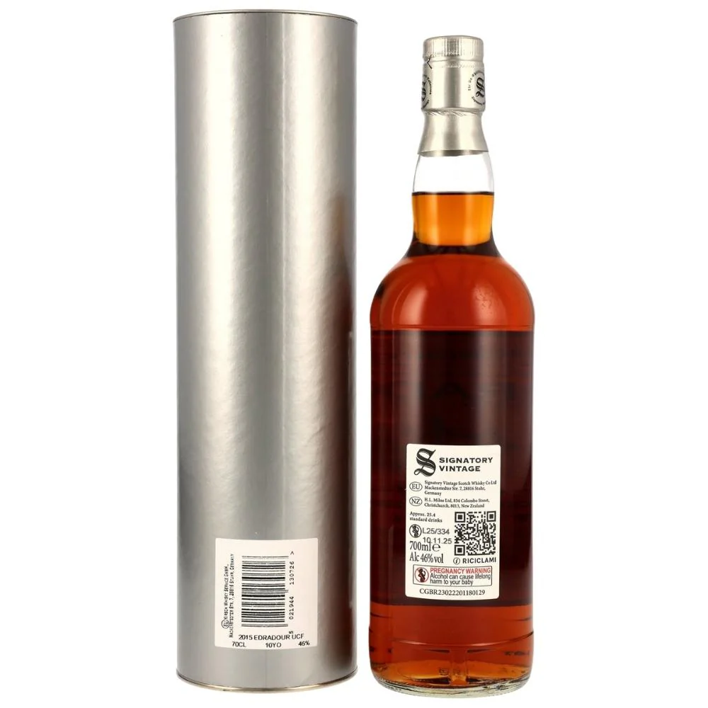 Edradour 10 Jahre 2015/2025 Oloroso Butt #309 Signatory Vintage 46% 0,7l - Image 2