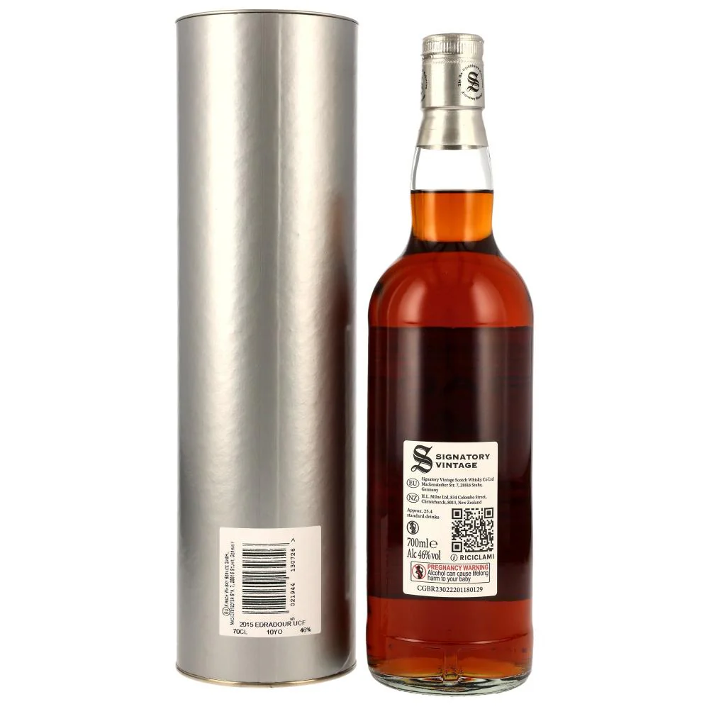 Edradour 10 Jahre 2015/2025 Oloroso Butt #314 Signatory Vintage 46% 0,7l - Image 2