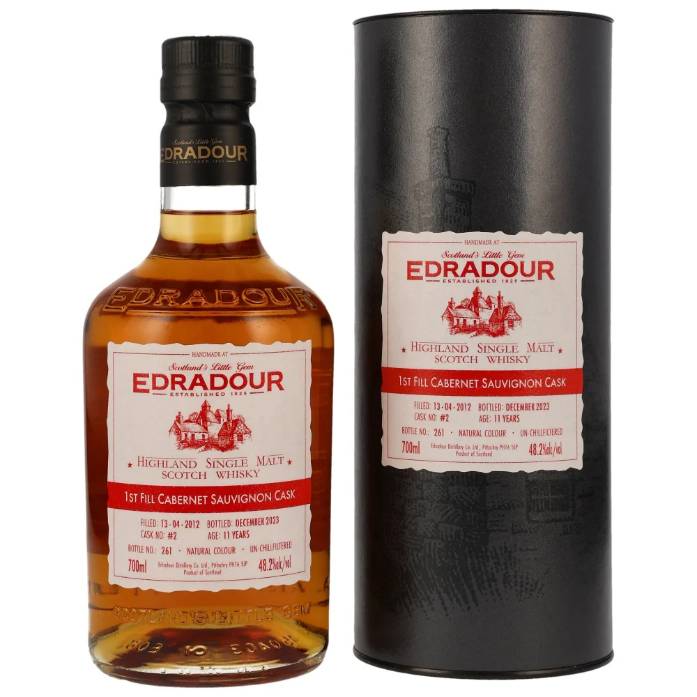 Edradour 11 Jahre 2012/2023 Cabernet Sauvignon Cask #2 48,2% 0,7l