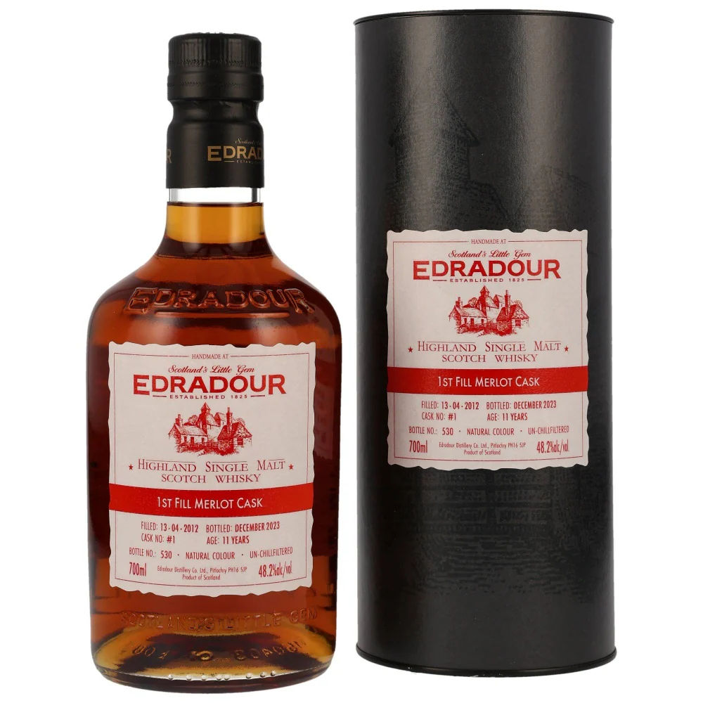 Edradour 11 Jahre 2012/2023 Merlot Cask #1 48,2% 0,7l