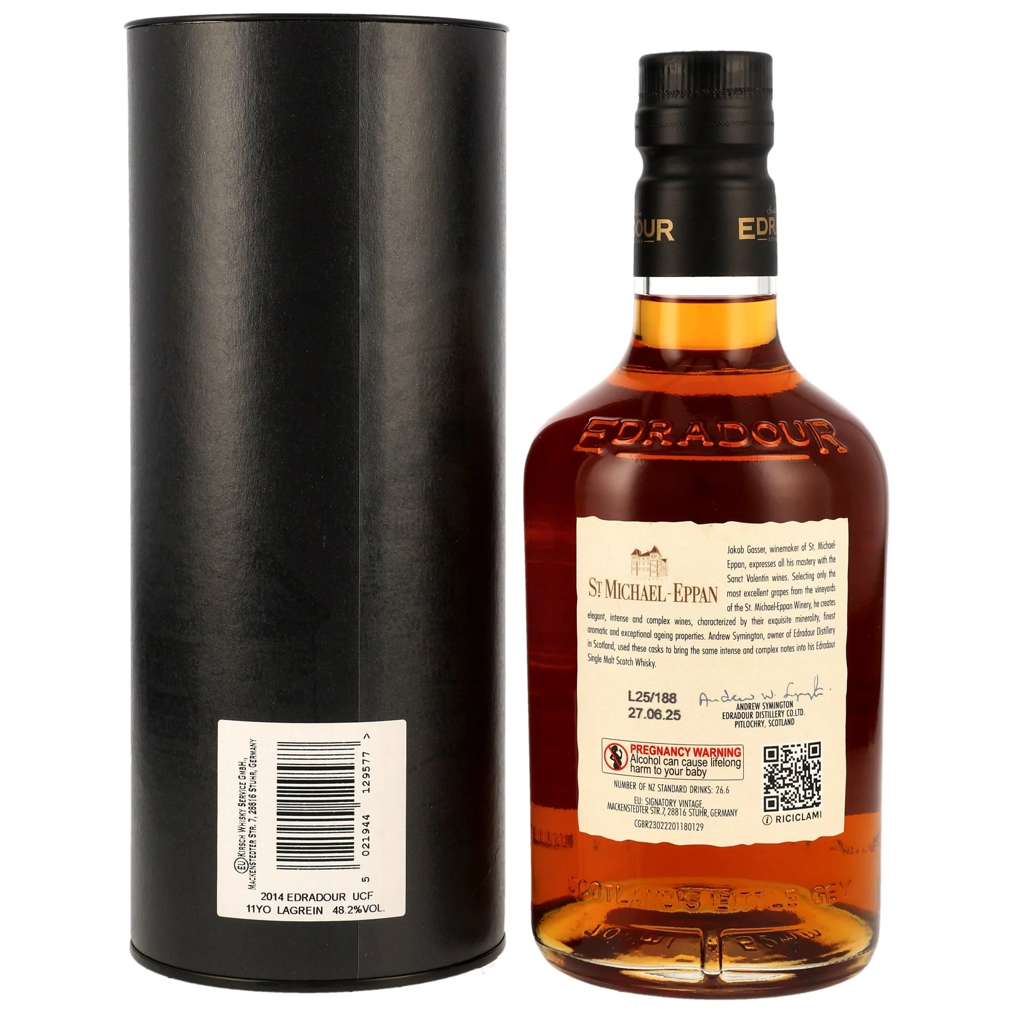 Edradour 11 Jahre 2014/2025 1st Fill Lagrein Casks 48,2% 0,7l - Image 2