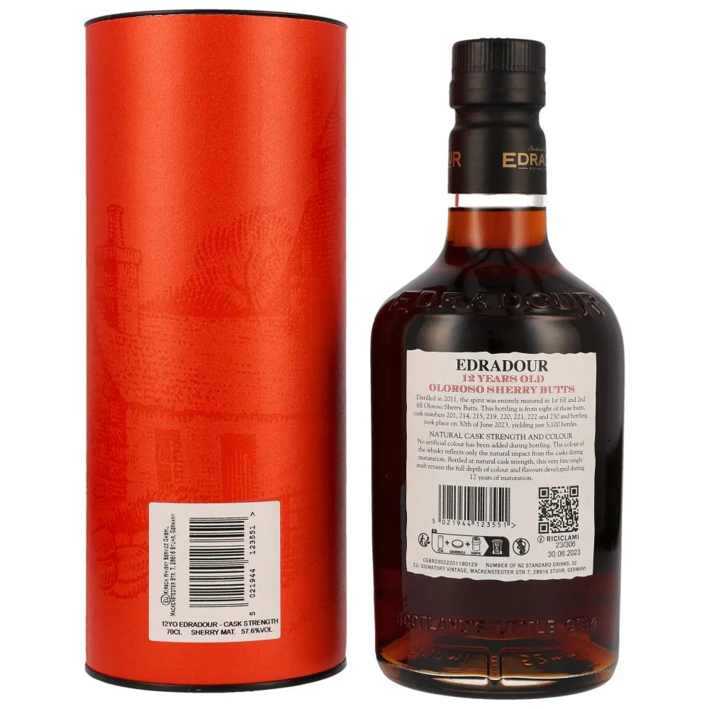 Edradour 12 Jahre 2011/2023 Cask Strength Batch #2 57,6% 0,7l - Image 2