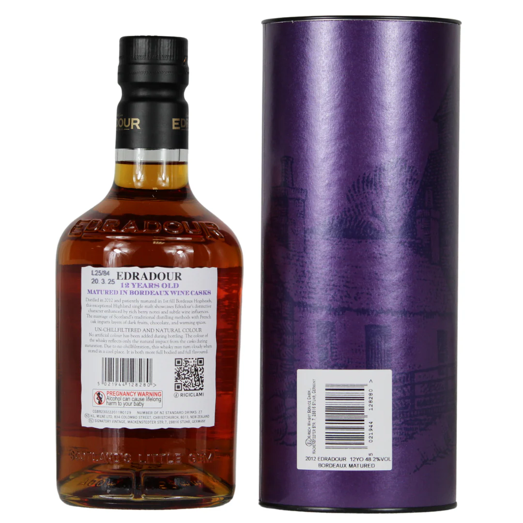 Edradour 12 Jahre 2012/2025 Bordeaux Cask Matured 48,2% 0,7l - Image 2