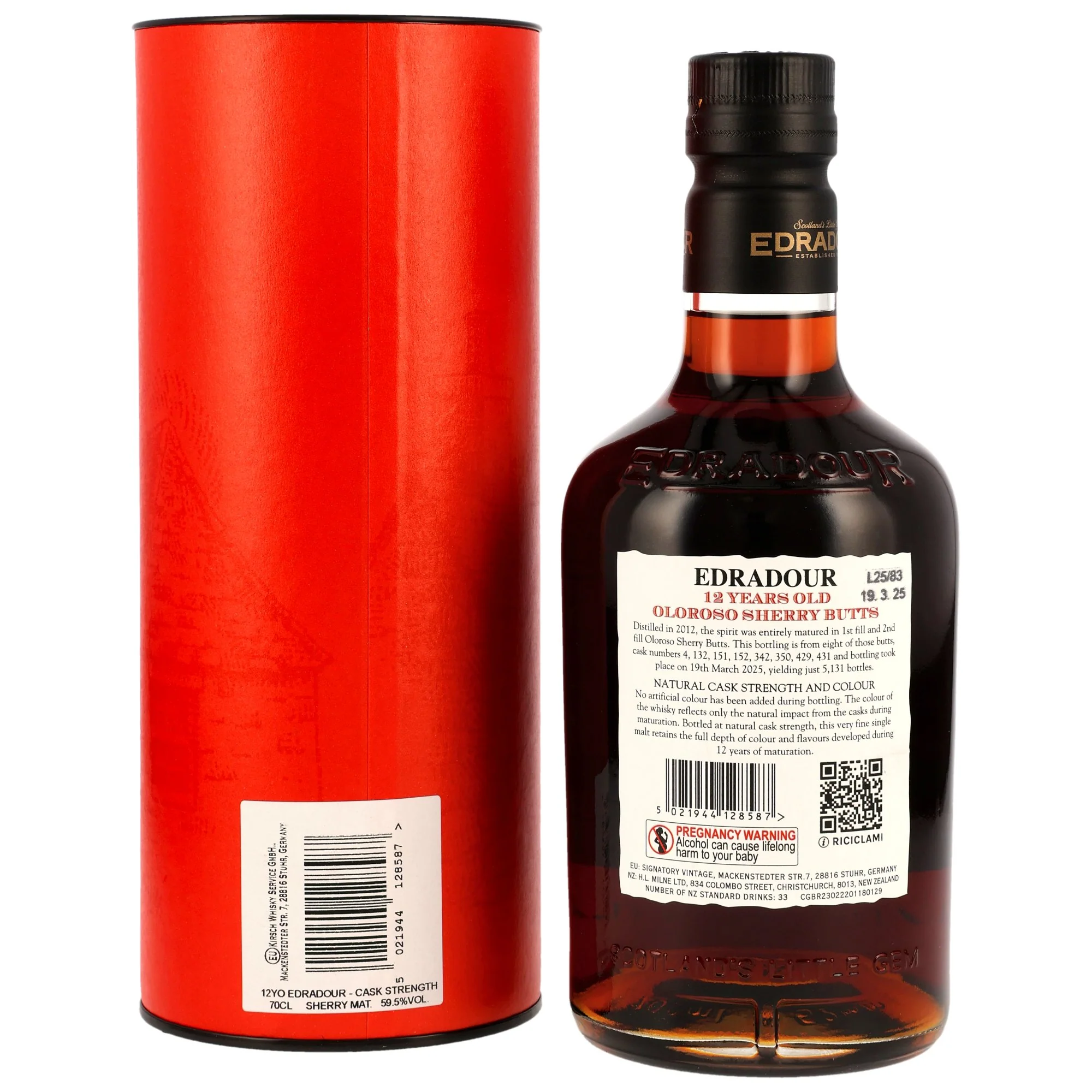 Edradour 12 Jahre Cask Strength Batch #6 59,5% 0,7l - Image 2
