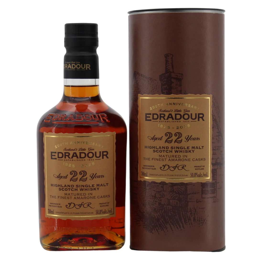 Edradour 22 Jahre 2003/2025 Amarone Dal Forno Romano Casks #1001-1005 50,8% 0,7l