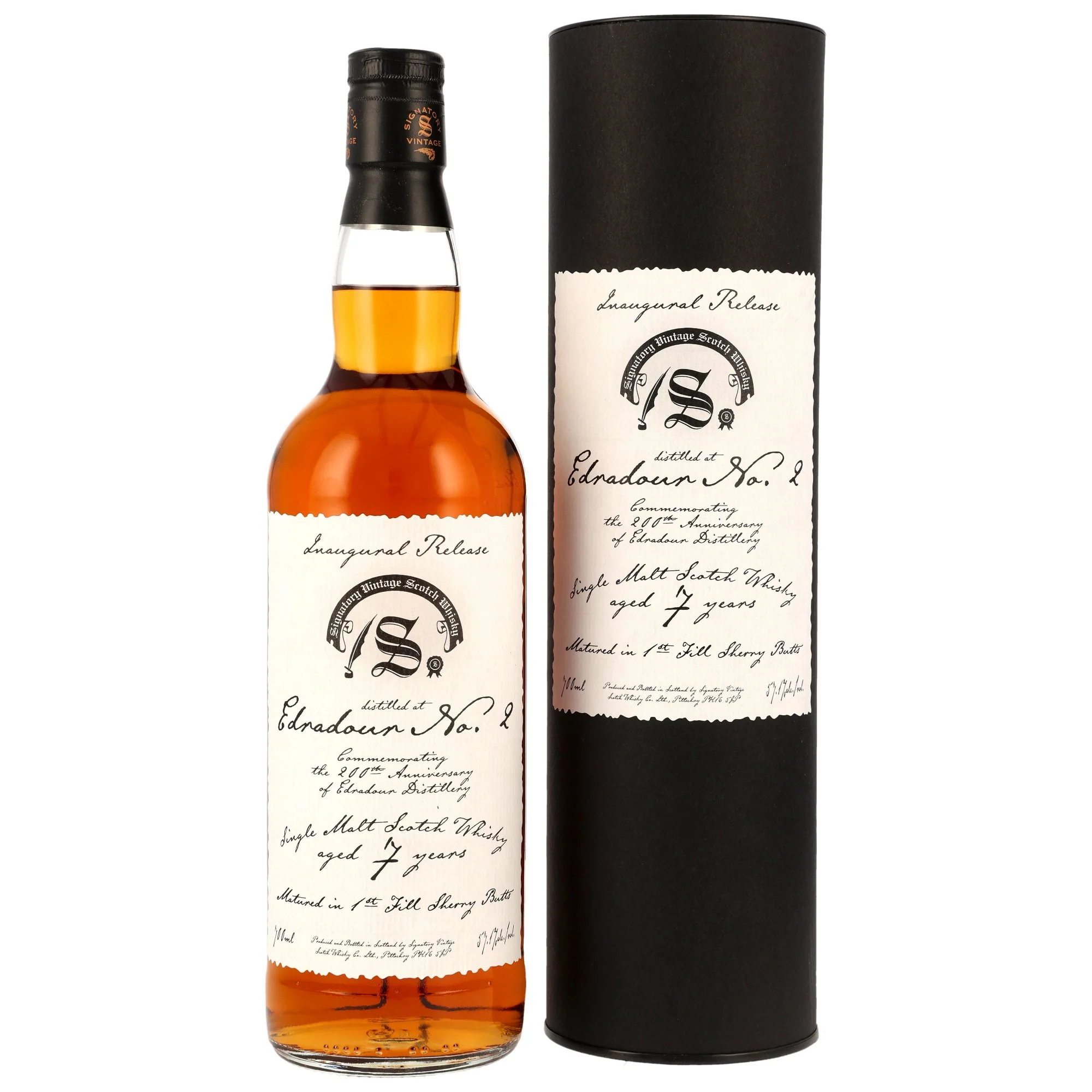 Edradour No. 2 7 Jahre 2018/2025 Inaugural Release SV 57,1% 0,7l