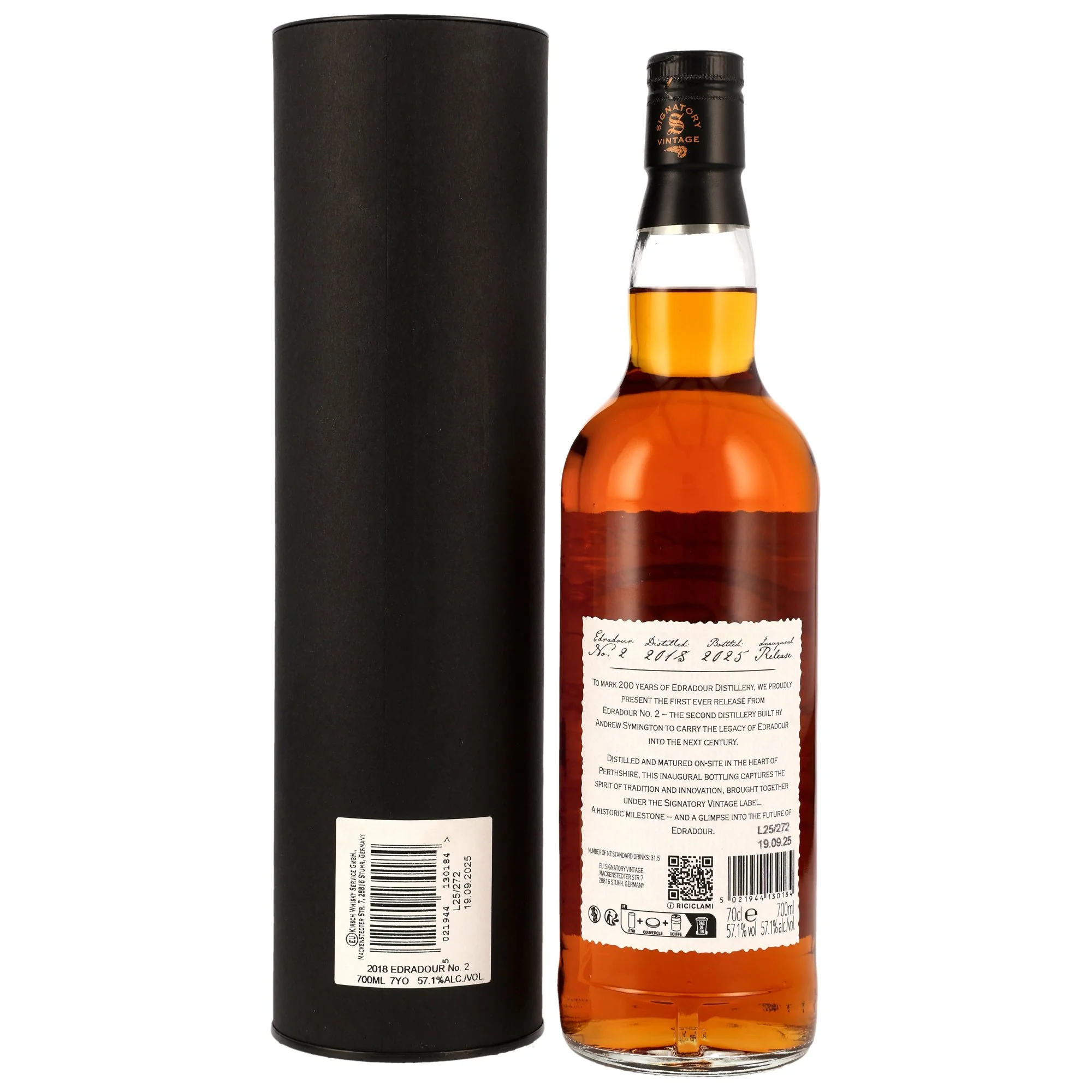 Edradour No. 2 7 Jahre 2018/2025 Inaugural Release SV 57,1% 0,7l - Image 2