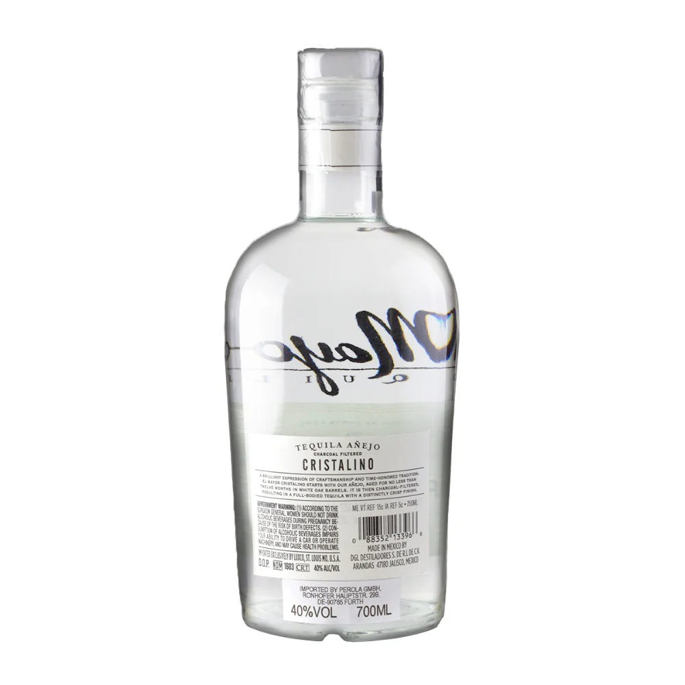 El Mayor Tequila Añejo Cristalino 100% De Agave 40% 0,7l - Image 2