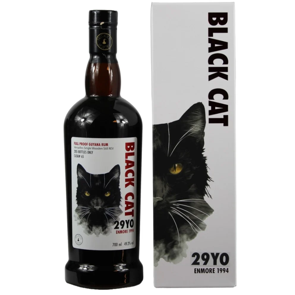 Enmore 29 Jahre Black Cat Guyana Rum Cask #65 49,2% 0,7l