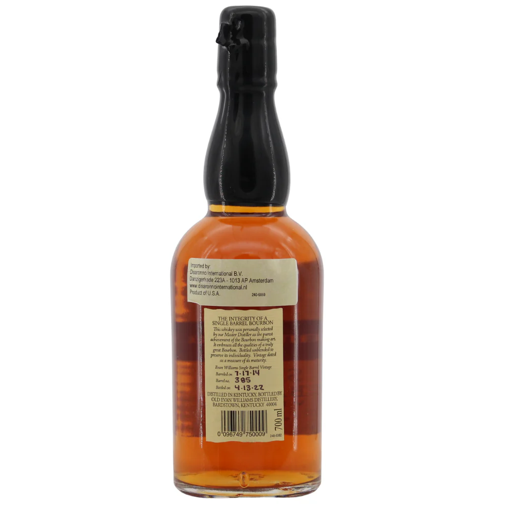 Evan Williams Single Barrel 7 Jahre 2014-2022 Cask #385 43,3% 0,7l - Image 2