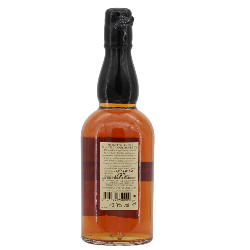 Evan Williams Single Barrel 8 Jahre 2016-2024 Cask #779 43,3% 0,7l - Image 2