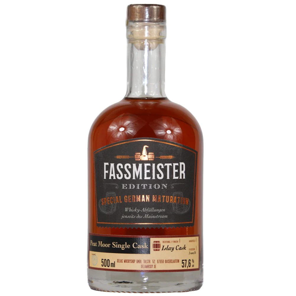 Fassmeister Peat Moor Single Cask Delias Whiskyshop 57,6% 0,5l