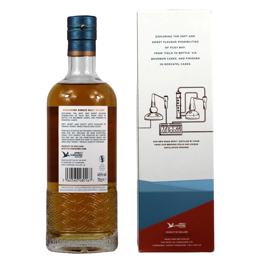 Filey Bay Yorkshire Whisky Moscatel Finish Batch #2 46% 0,7l - Image 2