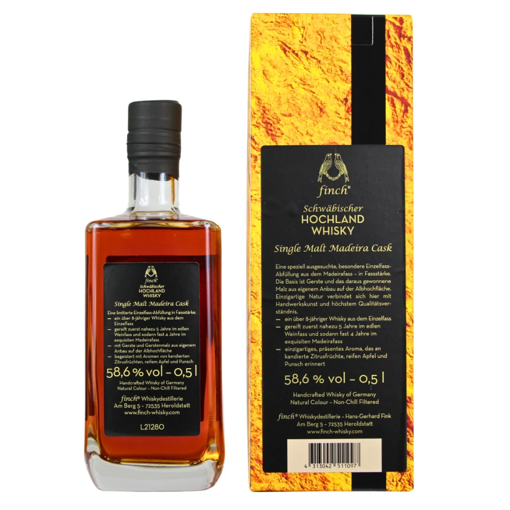 Finch 8 Jahre Madeira Single Cask by Schlumberger 58,6% 0,5l - Image 2