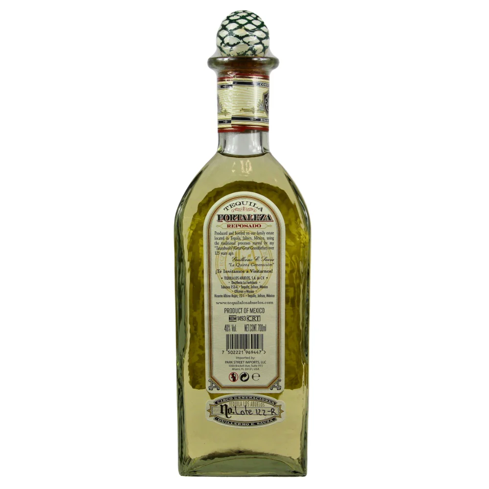 Fortaleza Tequila Reposado 100% Stone Crushed Agave 40% 0,7l - Image 2