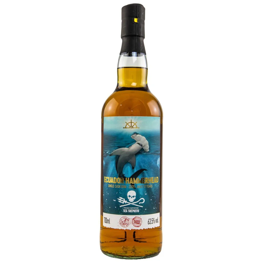FRC Ecuador Hammerhead Rum 17 Jahre 2005 Sea Shepherd 63,5% 0,7l