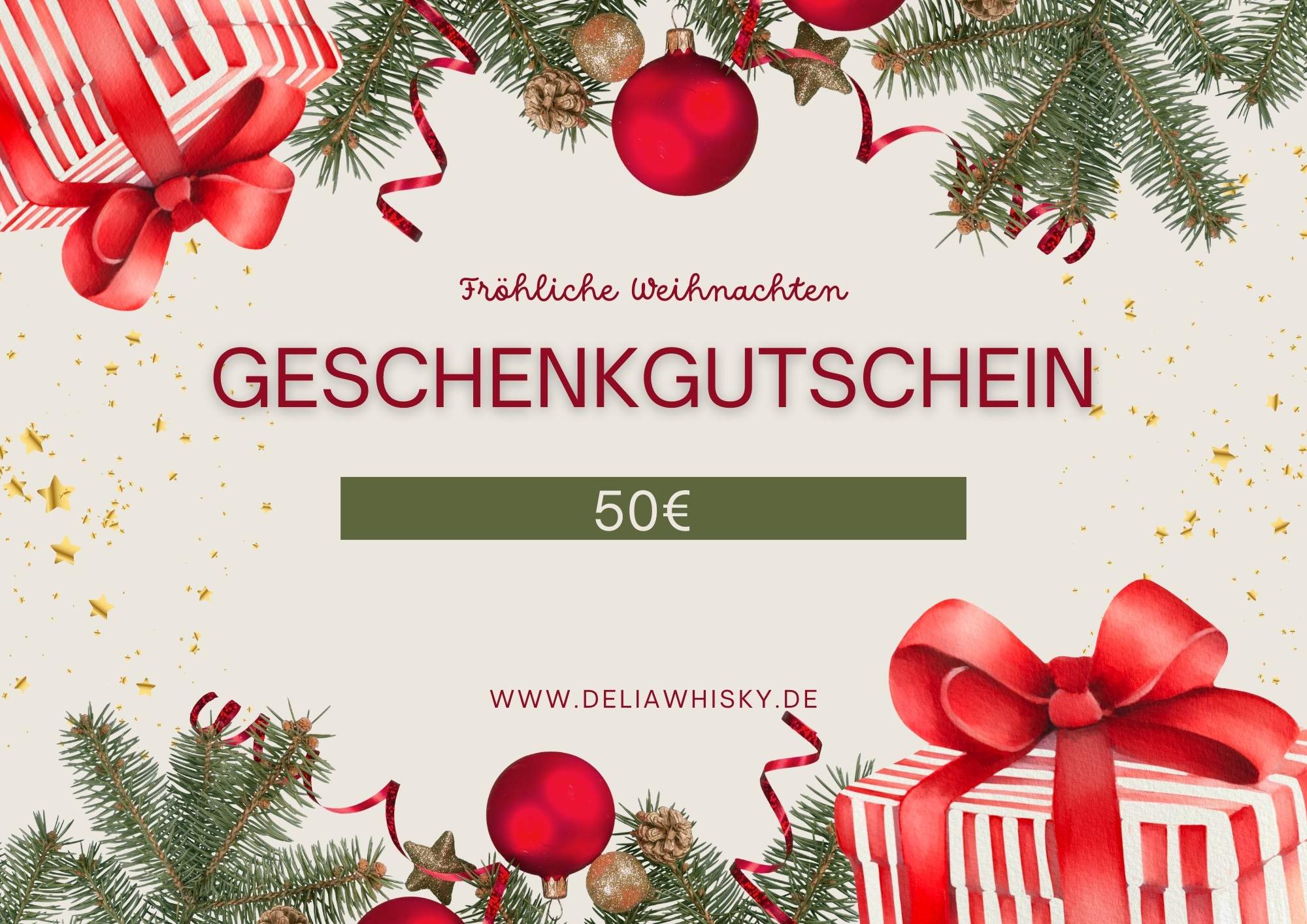 Geschenkgutschein Weihnachten deliawhisky.de - Image 3