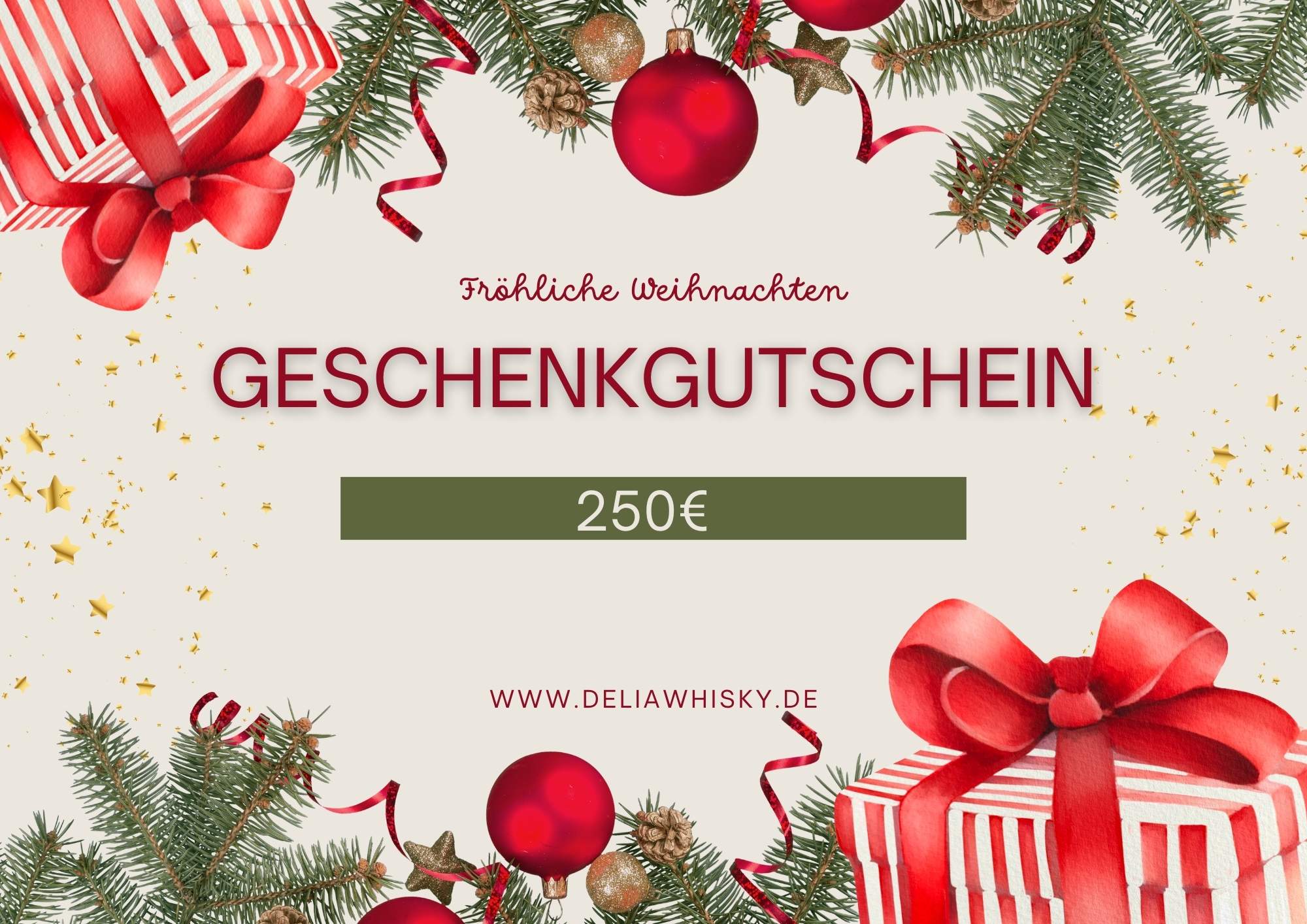 Geschenkgutschein Weihnachten deliawhisky.de - Image 5