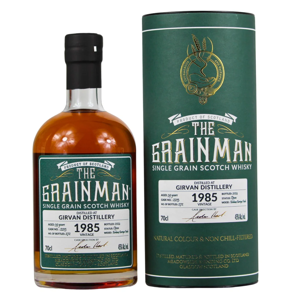 Girvan 39 Jahre The Grainman Bordeaux Barrique Finish #2215 45% 0,7l