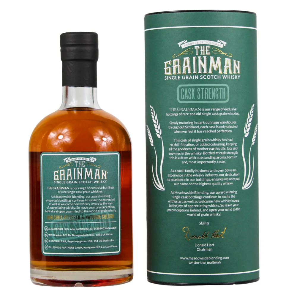 Girvan 39 Jahre The Grainman Bordeaux Barrique Finish #2215 45% 0,7l - Image 2