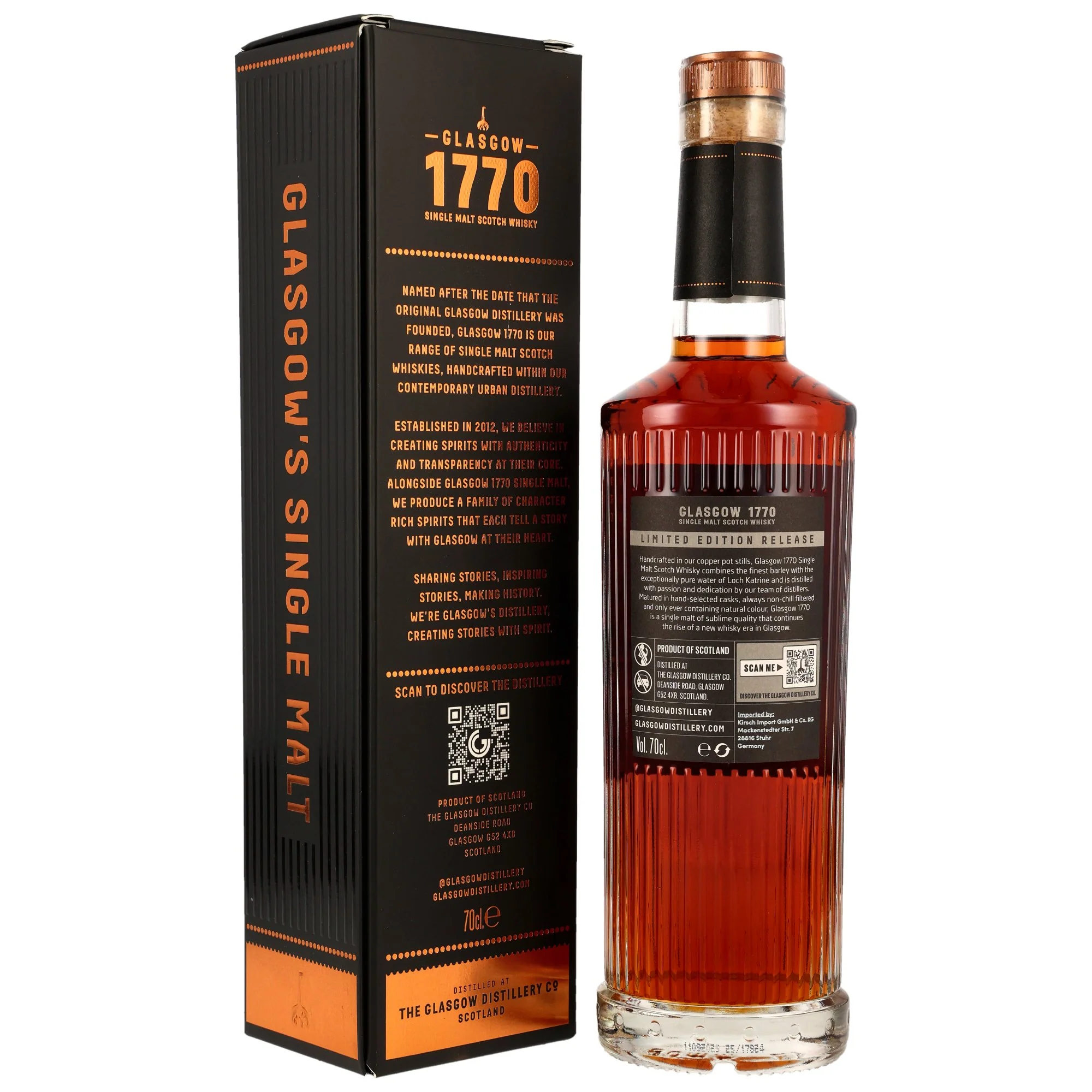 Glasgow 1770 7 Jahre 2018/2025 PX Cask #18/1194 Peated Awakening Series 59,7% 0,7l - Image 2