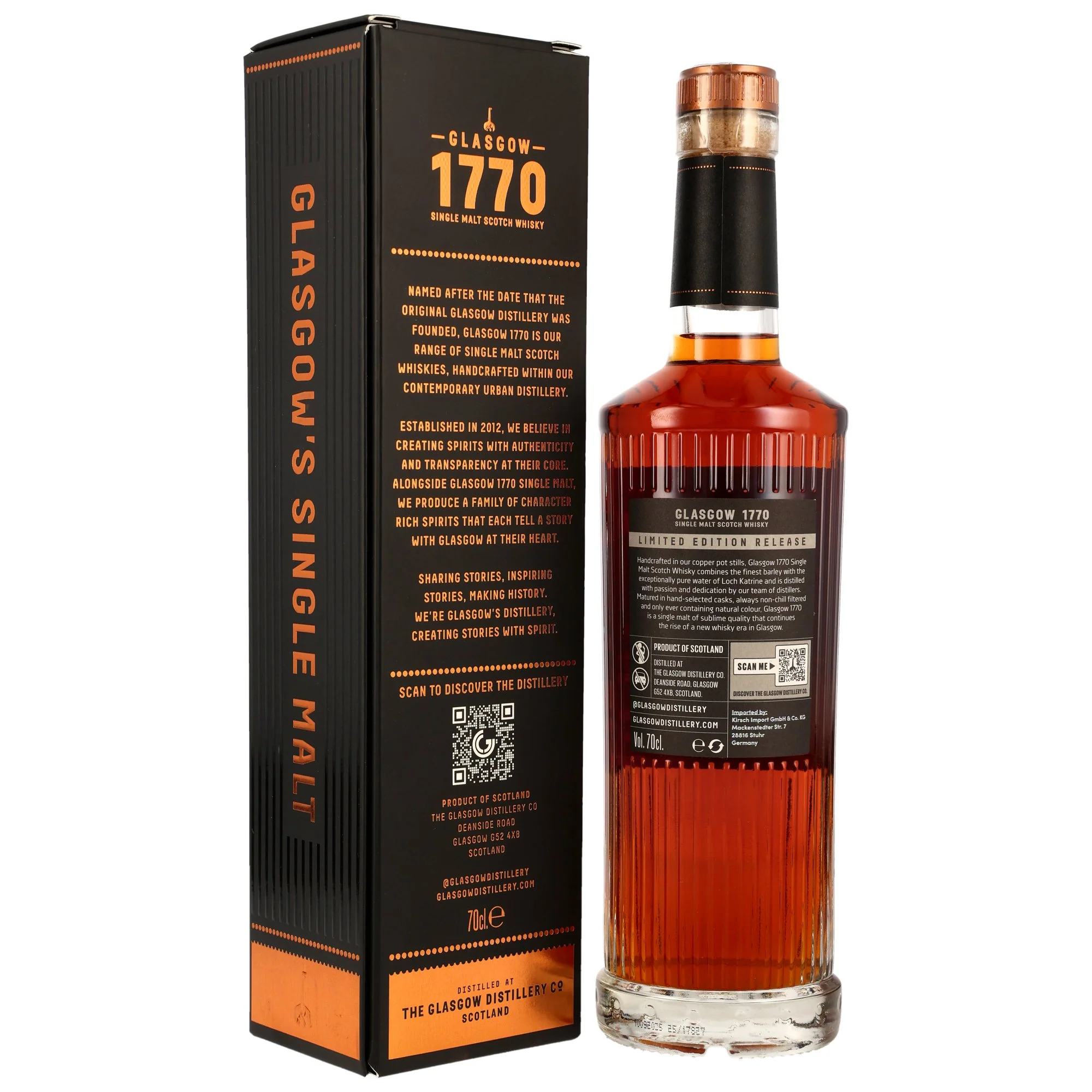 Glasgow 1770 7 Jahre 2018/2025 PX Cask #18/1204 The Awakening Series 58,4% 0,7l - Image 2