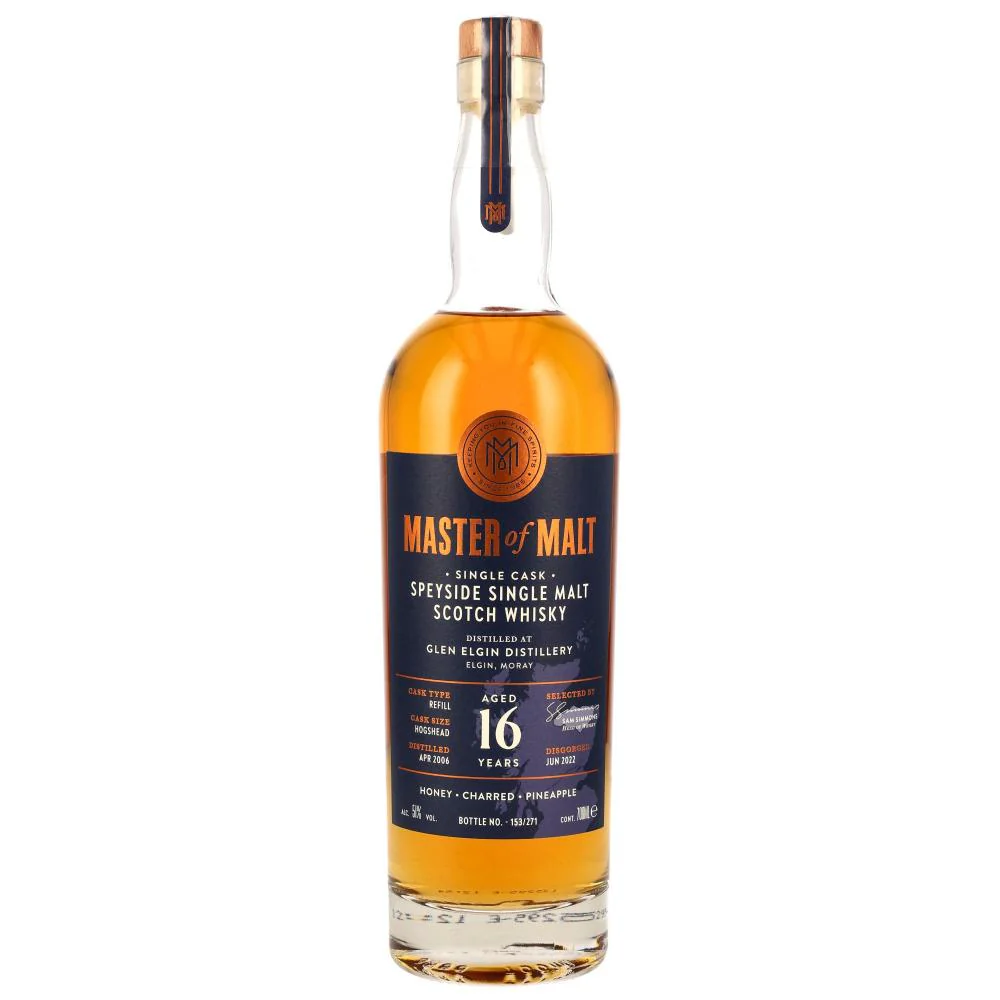 Glen Egin 16 Jahre 2006/2022 Refill Hogshead Master of Malt 51% 0,7l