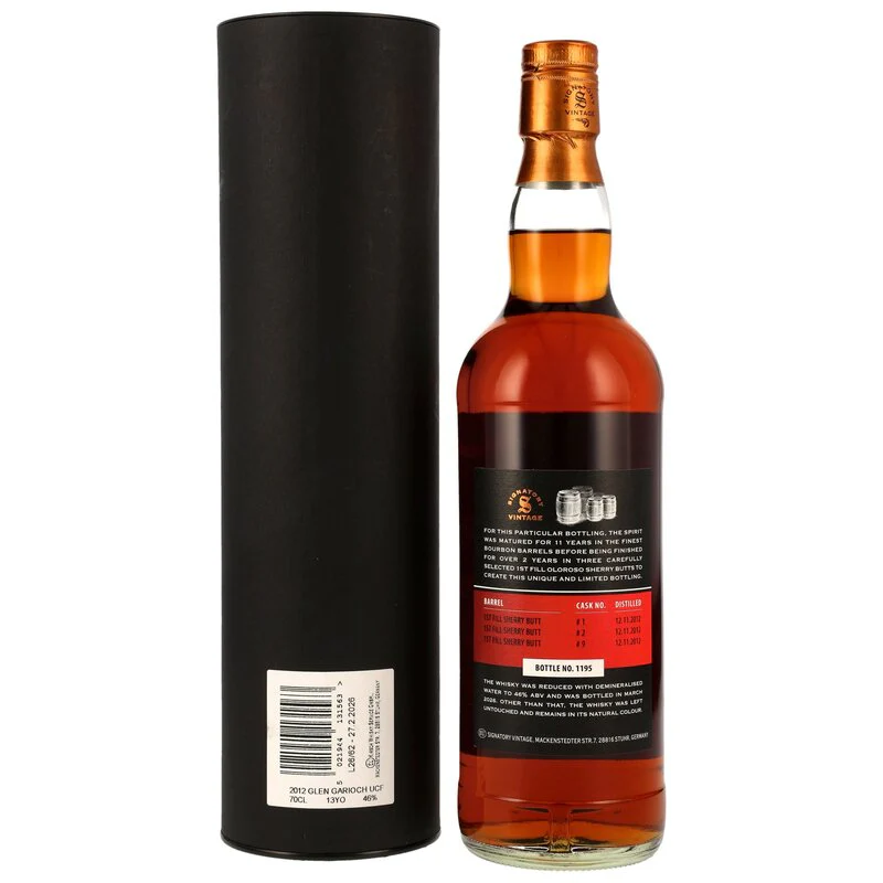 Glen Garioch 13 Jahre 2012/2026 Signatory Vintage The Un-Chillfiltered Collection 46% 0,7l - Image 2