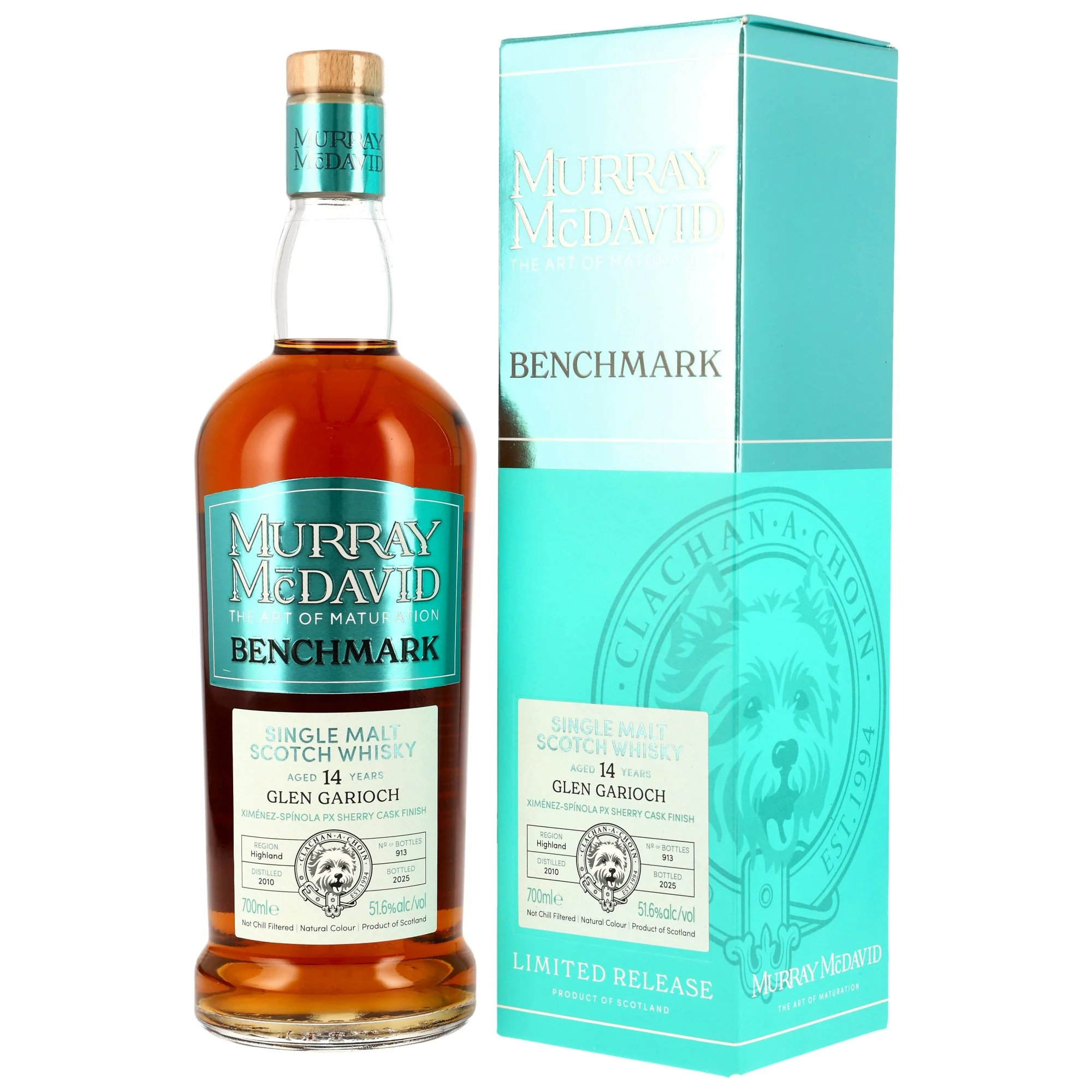 Glen Garioch 14 Jahre Murray McDavid 2010/2025 PX Sherry Cask Finish 51,6% 0,7l