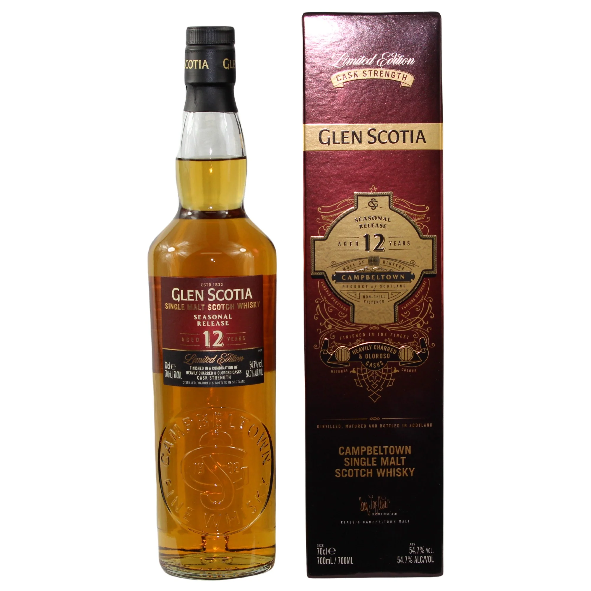 Glen Scotia 12 Jahre Seasonal Release 2021 54,7% 0,7l