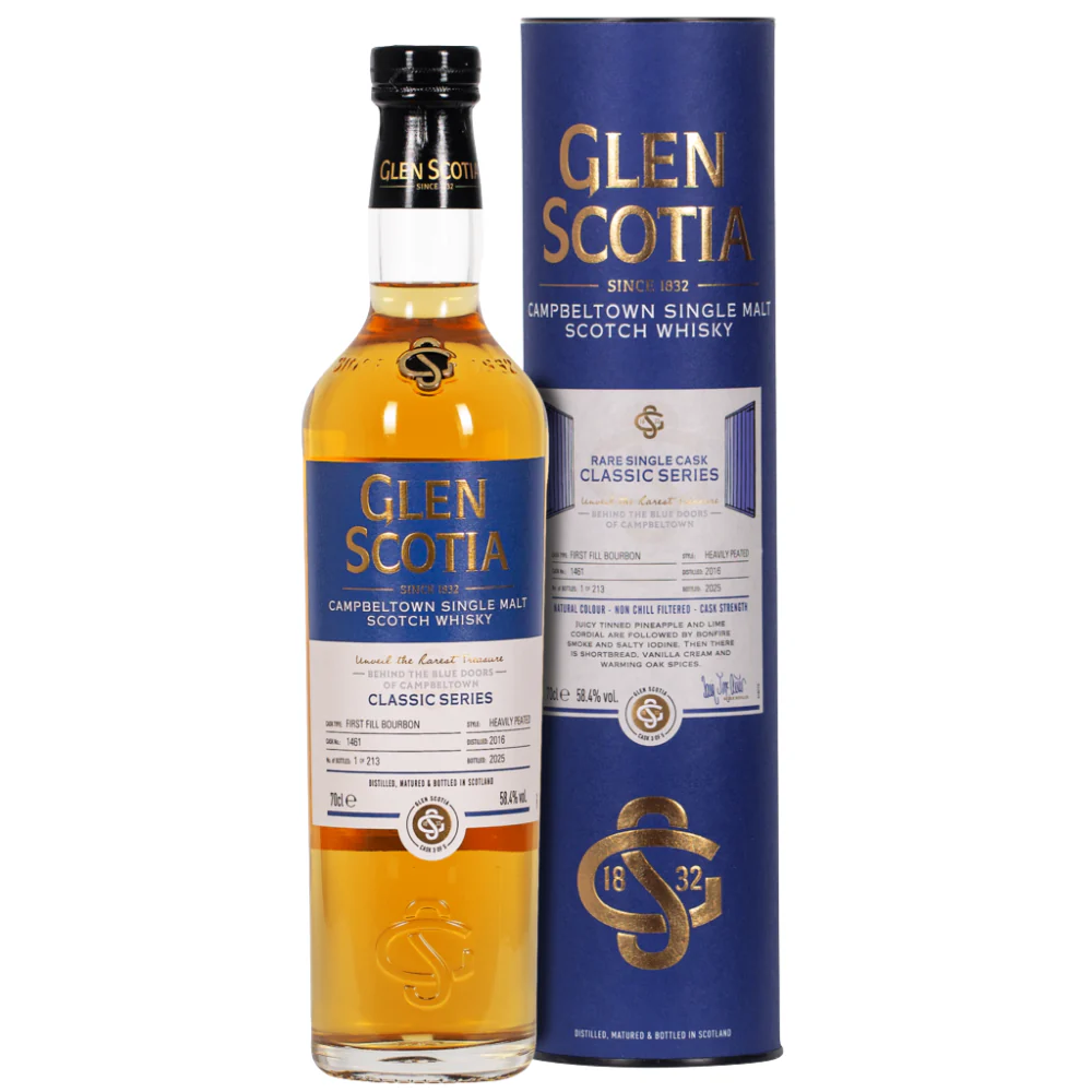 Glen Scotia Classic Series Vintage 2016 Heavily Peated 3/5 58,4% 0,7l