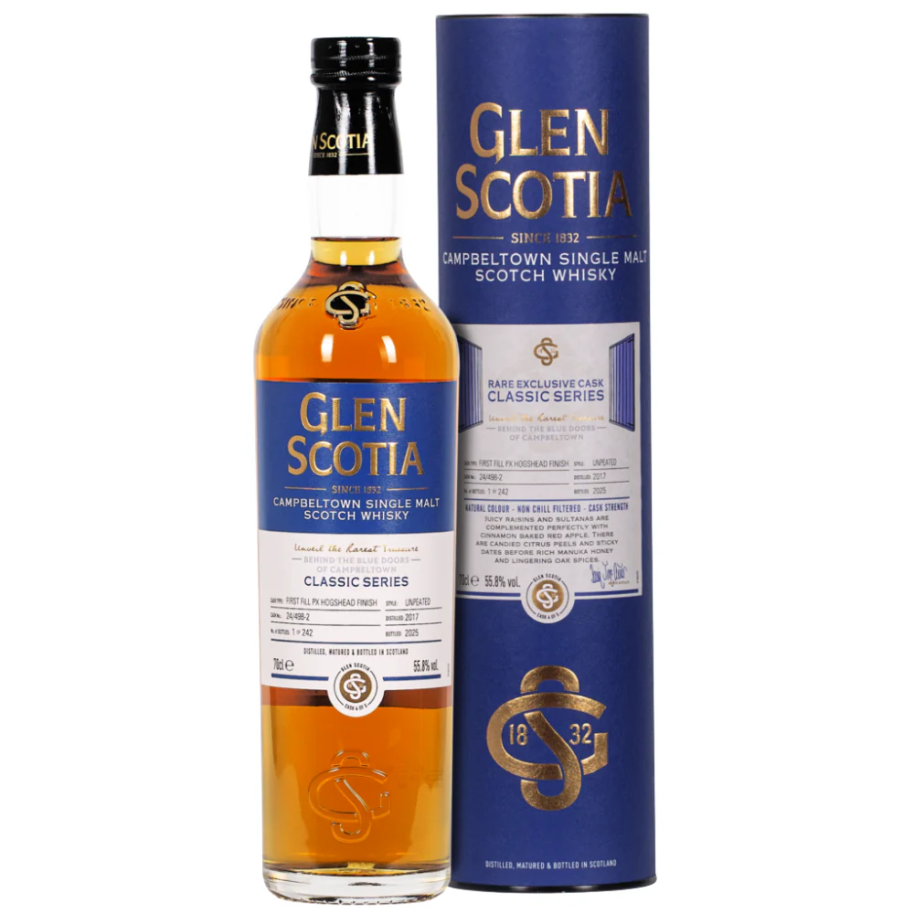 Glen Scotia Classic Series Vintage 2017 1st Fill PX Finish 4/5 55,8% 0,7l