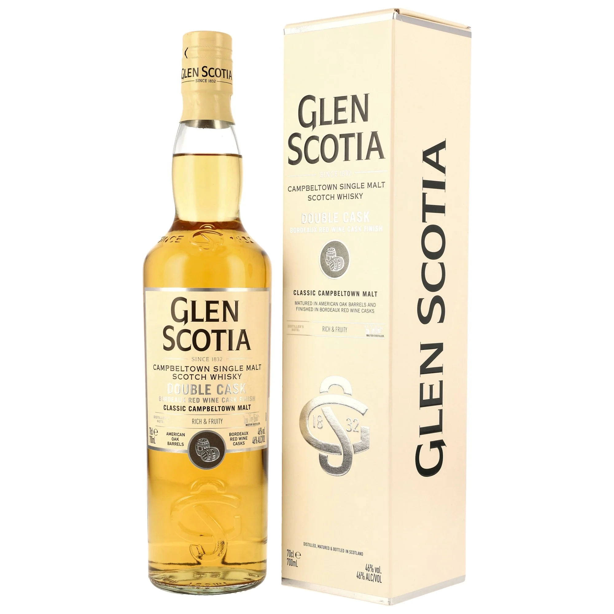 Glen Scotia Double Cask Bordeaux Red Wine Cask Finish 46% 0,7l