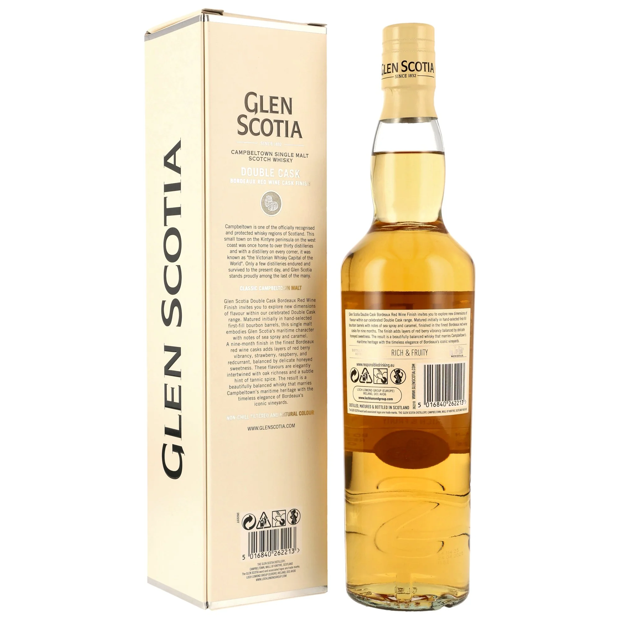 Glen Scotia Double Cask Bordeaux Red Wine Cask Finish 46% 0,7l - Image 2