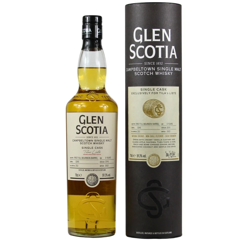 Glen Scotia Exclusive Cask Tila's Liste 2016/2022 Cask 3245 59,3% 0,7l
