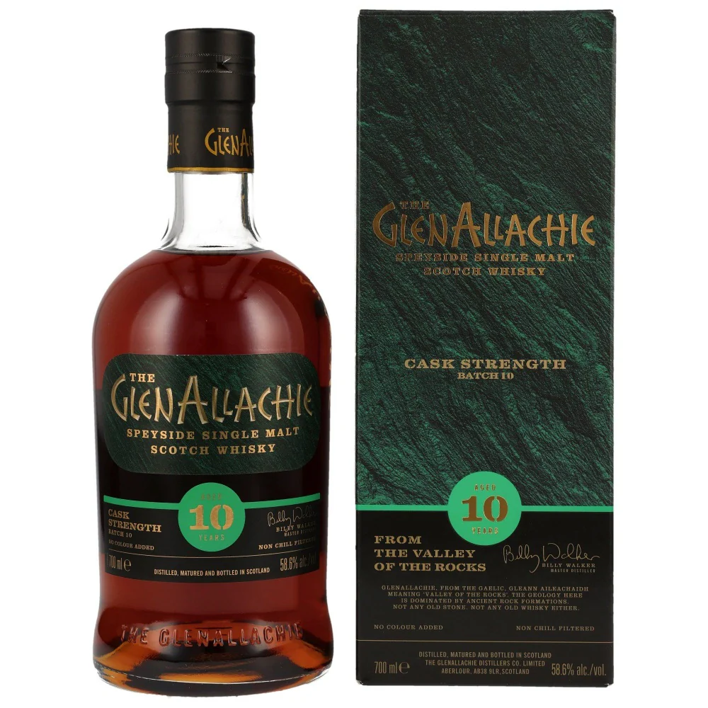 Glenallachie 10 Jahre Cask Strength Batch 10 58,6% 0,7l