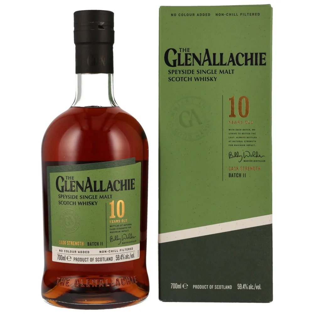 Glenallachie 10 Jahre Cask Strength Batch 11 Neues Design 59,4% 0,7l