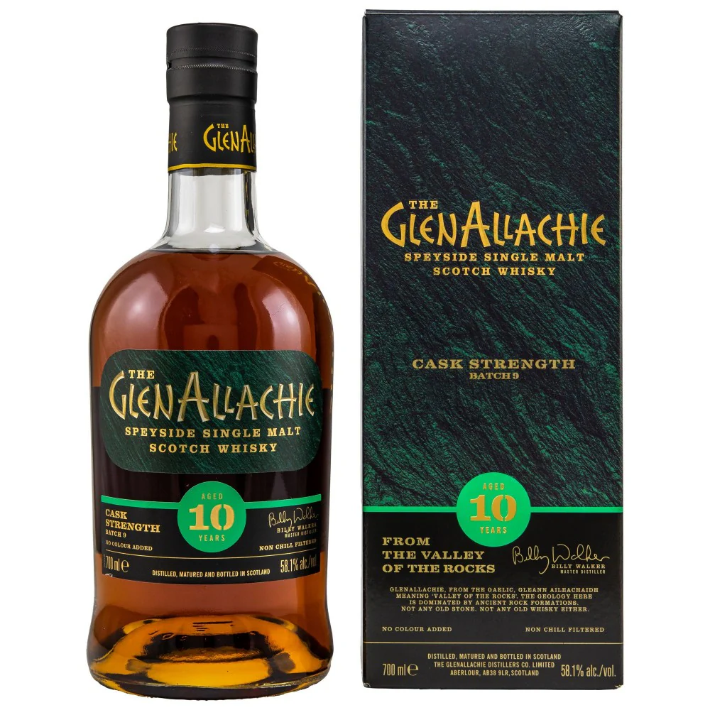 Glenallachie 10 Jahre Cask Strength Batch 9 58,1% 0,7l