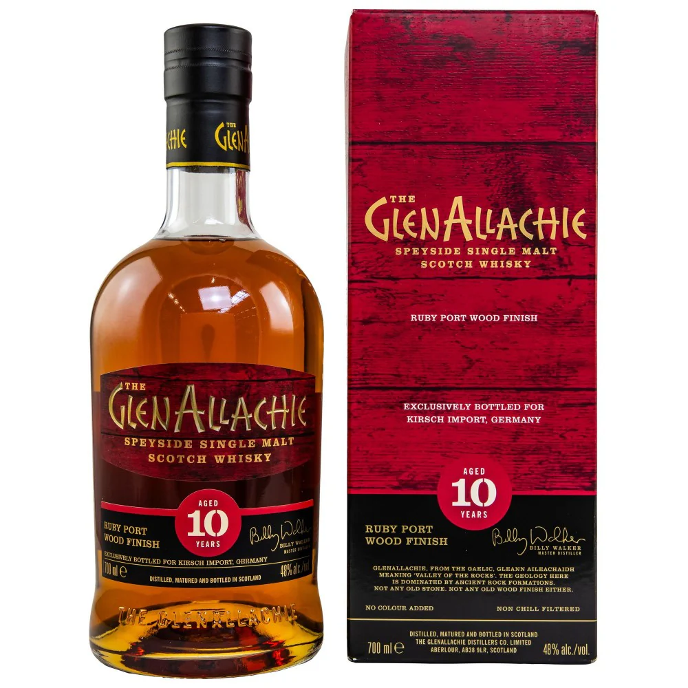 Glenallachie 10 Jahre Ruby Port Wood Finish Germany Exclusive 48% 0,7l