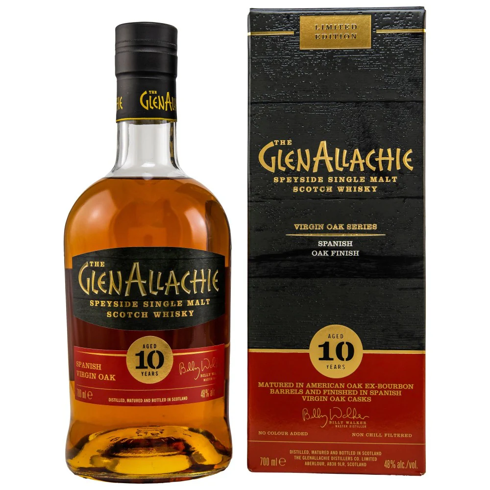 Glenallachie 10 Jahre Spanish Oak Wood Finish 48% 0,7l