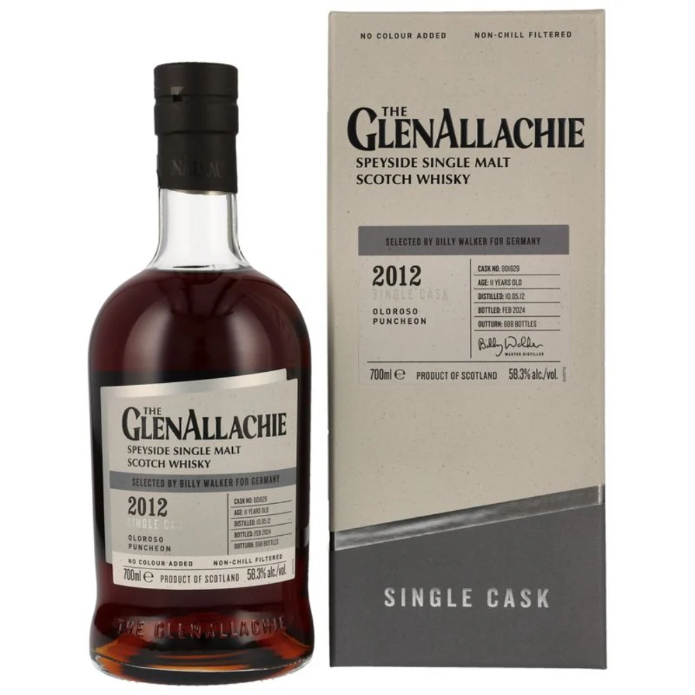 GlenAllachie 11 Jahre 2012/2024 Oloroso Puncheon Cask #801629 58,3% 0,7l