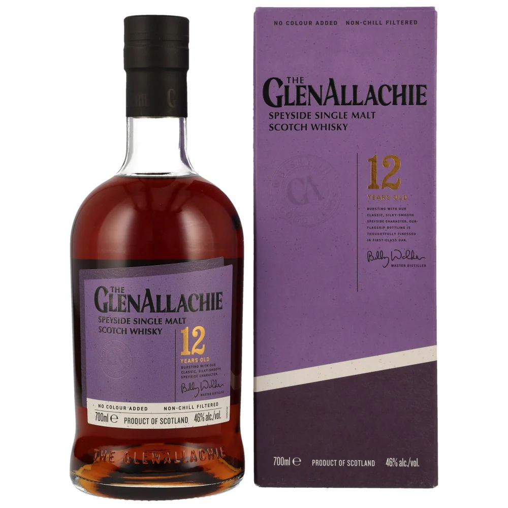 Glenallachie 12 Jahre Neues Design 46% 0,7l