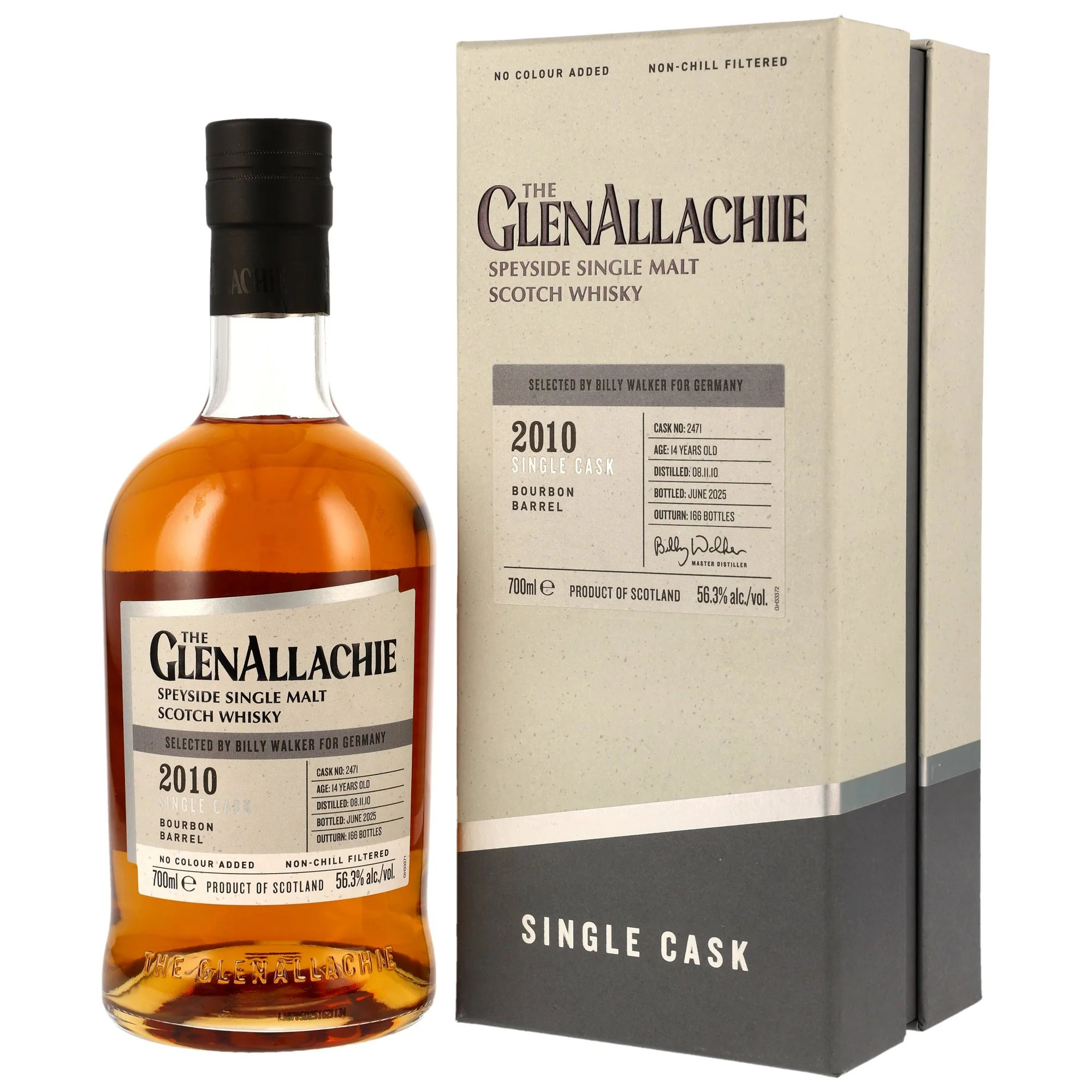 Glenallachie 14 Jahre 2010/2025 Bourbon Barrel #2471 56,3% 0,7l