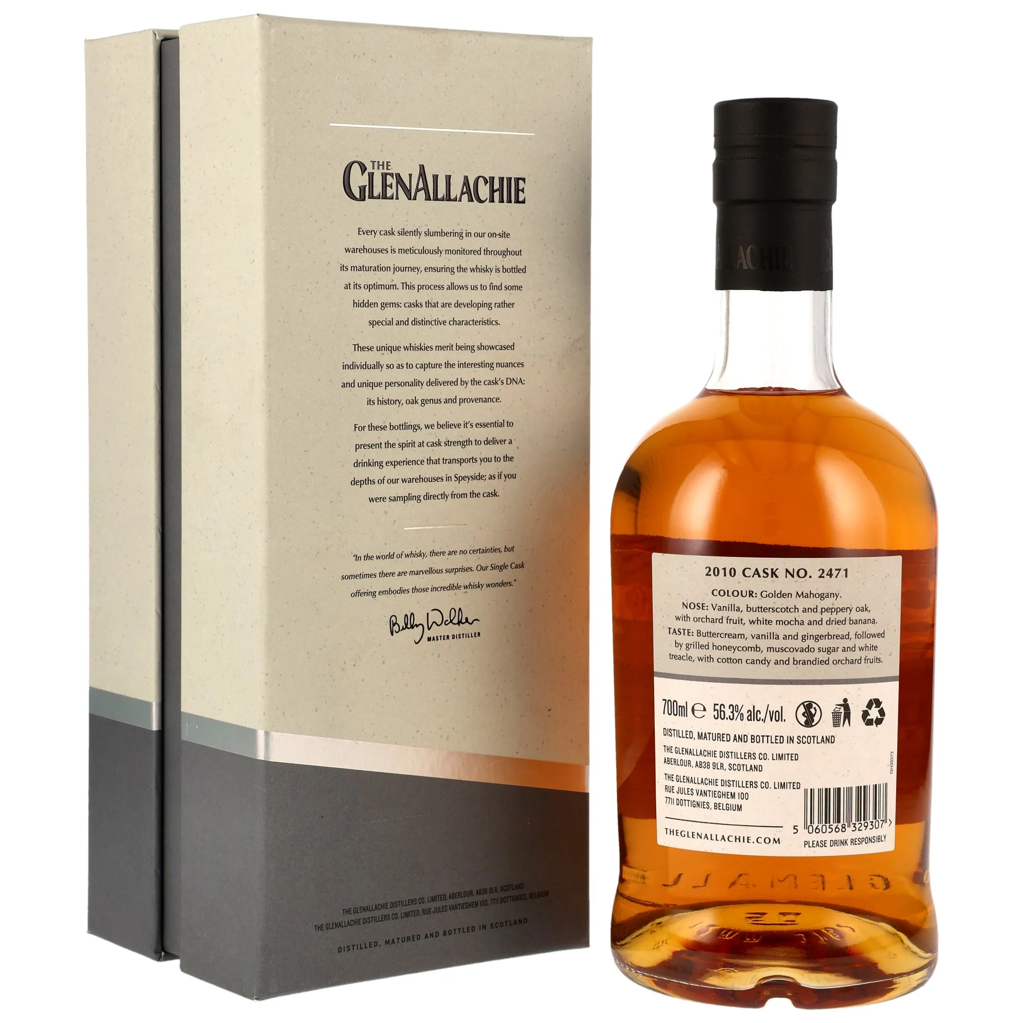 Glenallachie 14 Jahre 2010/2025 Bourbon Barrel #2471 56,3% 0,7l - Image 2