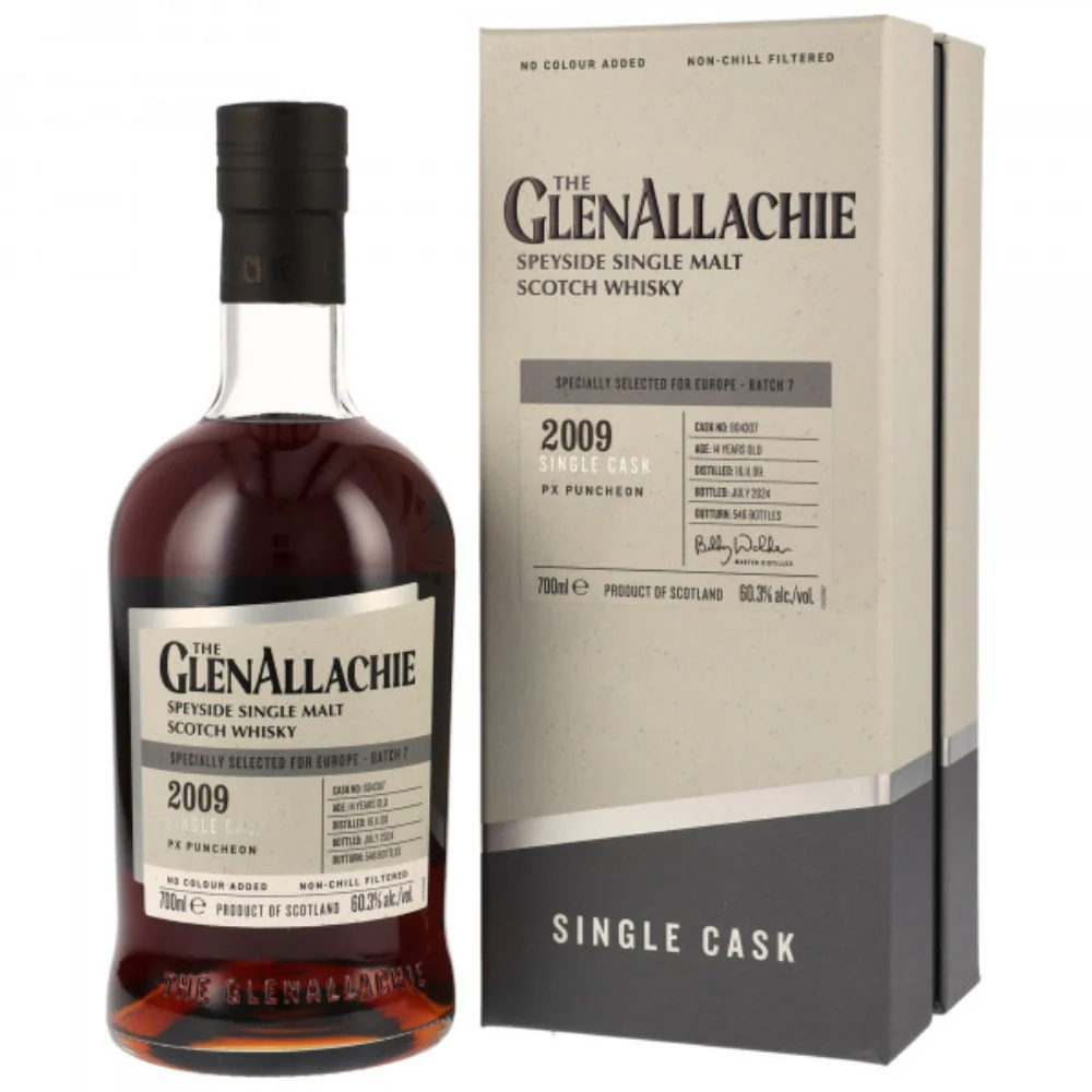 GlenAllachie 14 Jahre Single Cask PX Puncheon #804307 60,3% 0,7l