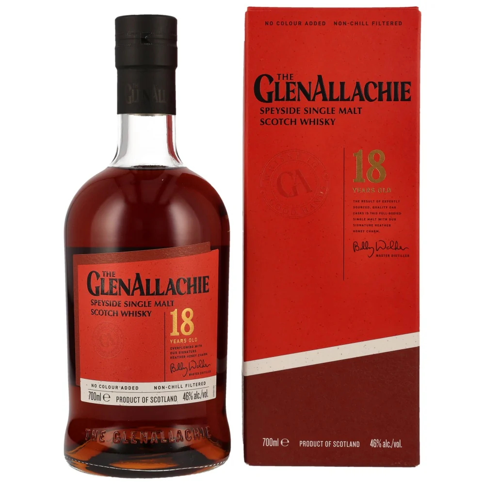Glenallachie 18 Jahre Neues Design 46% 0,7l